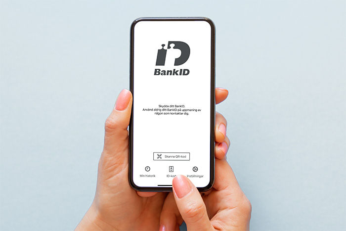 BankID-inloggning i mobil
